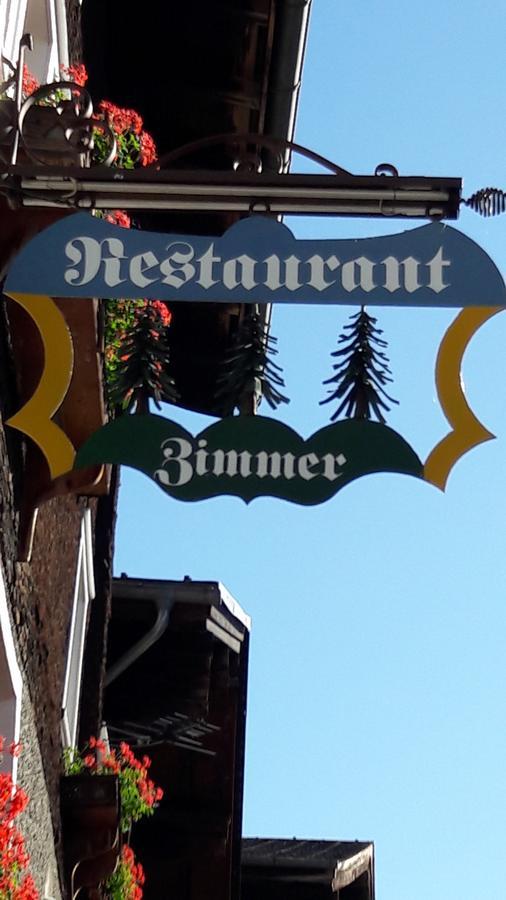 Hotel-Restaurant Drei Tannen Bellwald Bagian luar foto